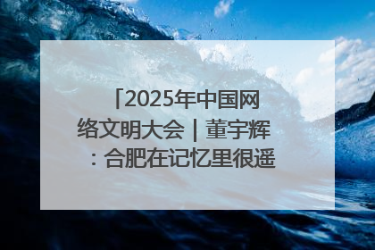 2025年中国网络文明大会｜董宇辉：合肥在记忆里很遥远也很亲切