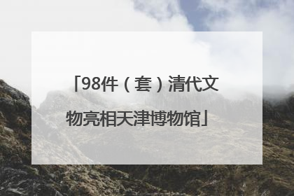 98件（套）清代文物亮相天津博物馆
